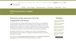 Desktop Screenshot of evergabe-online.info