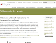 Tablet Screenshot of evergabe-online.info